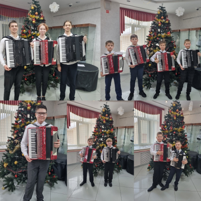 15 января прошел XII Школьный конкурс исполнителей на народных инструментах.